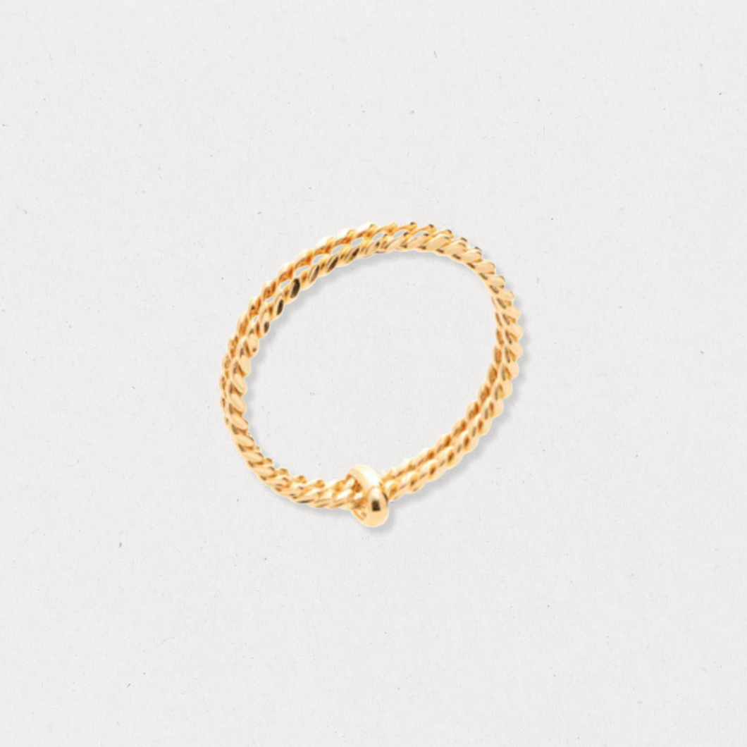 Bague Double Solitaire