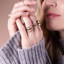 Charger l&#39;image dans la galerie, Bague Agathe Noir
